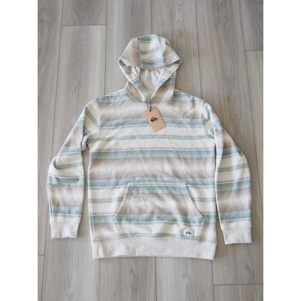 NEW with tags Quiksilver Great Otway Sweatshirt-Birch Hoodie Youth Medium 12